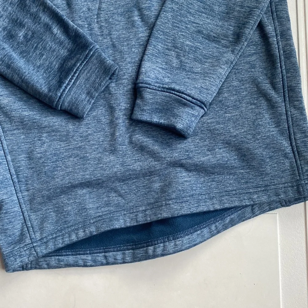 The Black Dog Mens Performance Hooded Sweatshirt Blue S - Picture 3 of 7